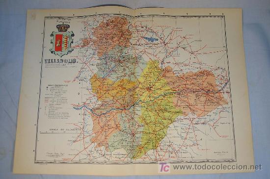 Contemporary maps: VALLADOLID - Atlas de Espa&ntilde;a. Mapa n.&ordm; 47