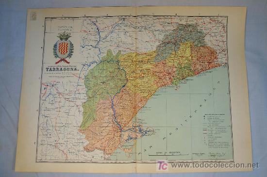 Contemporary maps: TARRAGONA - Atlas de Espa&ntilde;a. Mapa n.&ordm; 43