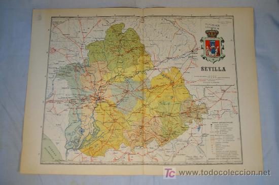 Contemporary maps: SEVILLA - Atlas de Espa&ntilde;a. Mapa n.&ordm; 41