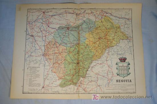 Contemporary maps: SEGOVIA - Atlas de Espa&ntilde;a. Mapa n.&ordm; 40