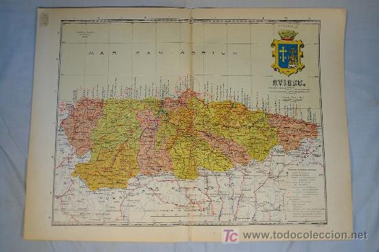 Contemporary maps: OVIEDO - Atlas de Espa&ntilde;a. Mapa n.&ordm; 33