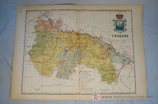 Contemporary maps: LOGRO&Ntilde;O - Atlas de Espa&ntilde;a. Mapa n.&ordm; 26