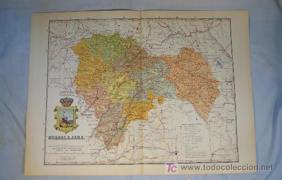 Contemporary maps: GUADALAJARA - Atlas de Espa&ntilde;a. Mapa n.&ordm; 19