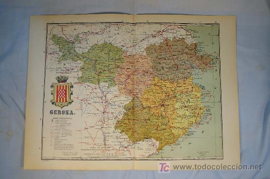 Contemporary maps: GERONA - Atlas de Espa&ntilde;a. Mapa n.&ordm; 17
