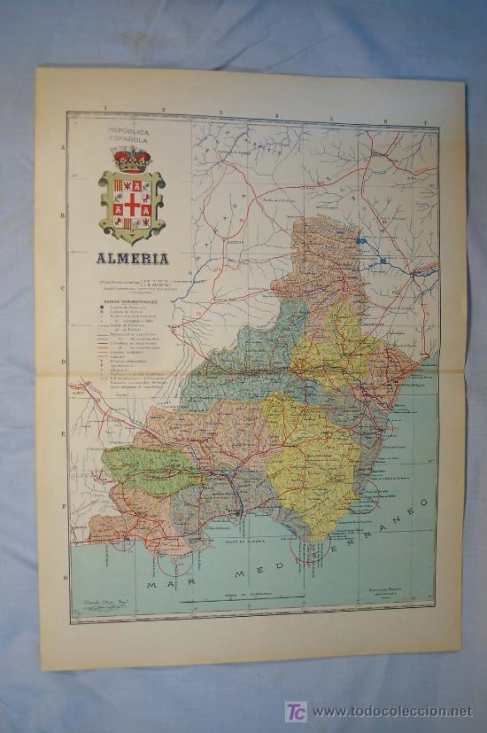 Contemporary maps: ALMER&Iacute;A - Atlas de Espa&ntilde;a. Mapa n.&ordm; 5