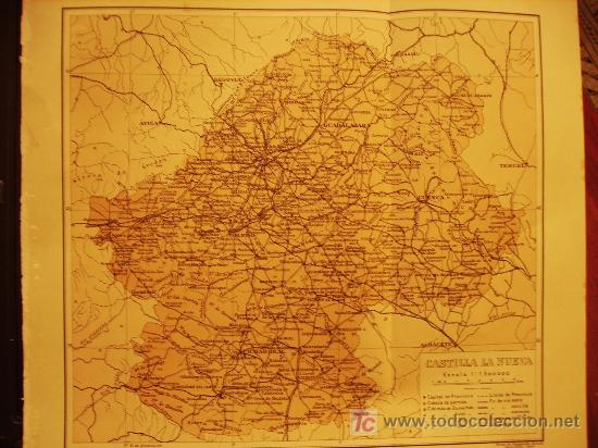 Mapas contempor&acirc;neos: (FERRER DE FRANGANILLO / FARRE FORNS): MAPA: CASTILLA LA NUEVA.