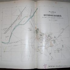 Mapas contemporáneos: 1900 PLANO DE LA CIUDAD DE GUADALAJARA. Lote 22774262