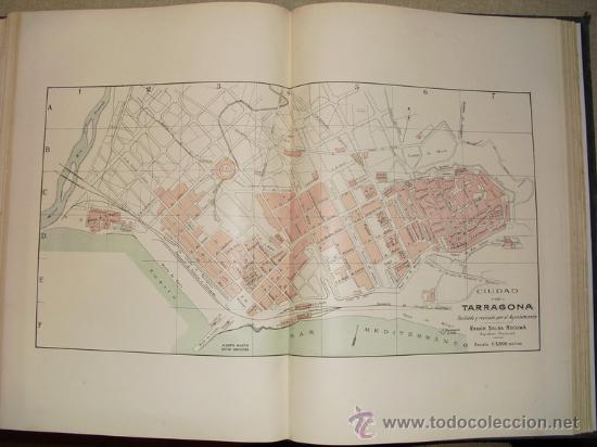 Mapas contempor&aacute;neos: 1900 PLANO DE LA CIUDAD DE TARRAGONA