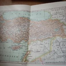 Mapas contemporáneos: MAPA DE TURQUÍA. 1962. LÁMINA 24,5 X 28,5 CM.