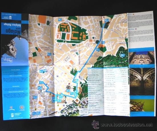 Mapas contempor&aacute;neos: PLANO URBANO DE M&Aacute;LAGA SACRA -- CIUDAD MAPA ANDALUC&Iacute;A -- TURISMO - INFORMACI&Oacute;N TUR&Iacute;STICA