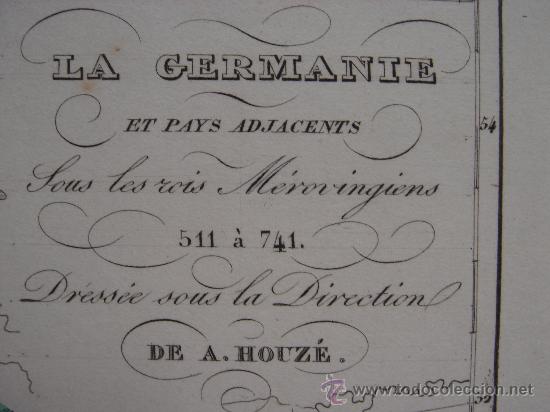 Mapas contempor&acirc;neos: MAPA HIST&Oacute;RICO DE ALEMANIA (511-741),1849, HOUZE, INFINIDAD DE DATOS HIST&Oacute;RICOS.
