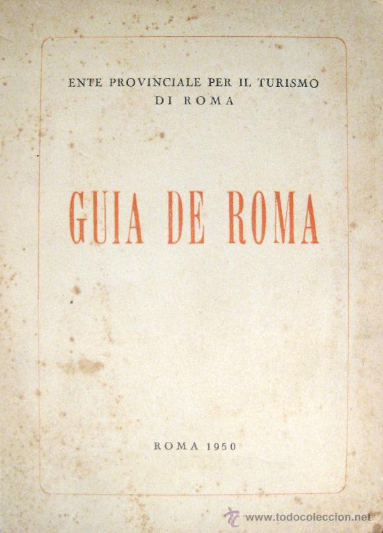 Mapas contempor&aacute;neos: GU&Iacute;A DE ROMA. 1950 - Foto 1
