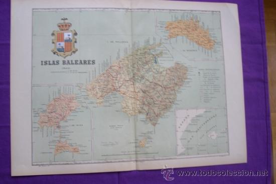 Mapas contempor&aacute;neos: MAPA DE LAS ISLAS BALEARES. 1902. - Foto 1