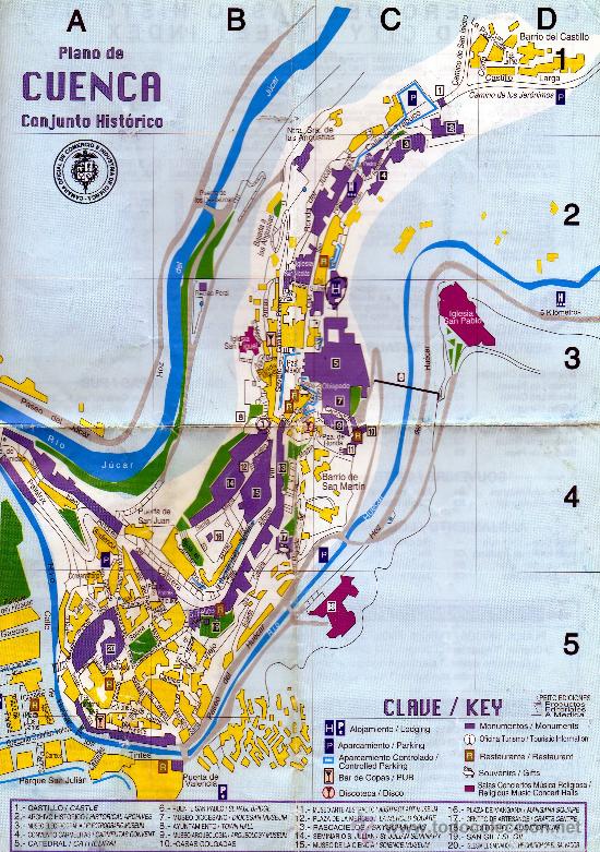 profundo Consentimiento Sustancial plano del conjunto historico de cuenca 30 x 21 - Buy Contemporary maps on  todocoleccion