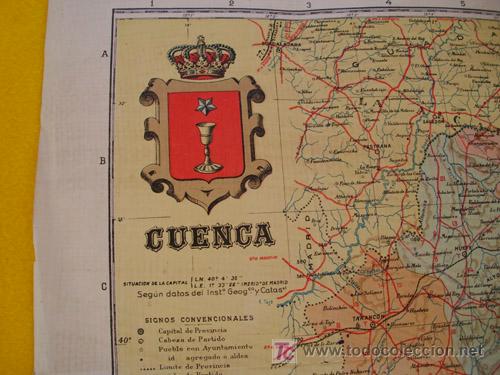 Mapas contempor&aacute;neos: MAPA DE CUENCA. CHIAS Benito (Dibujo - probable). - Foto 2