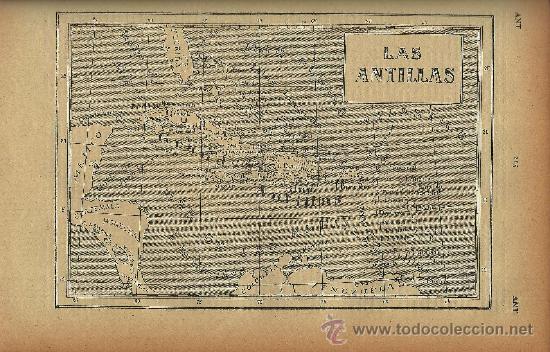 Mapas contempor&aacute;neos: Mapa Las Antillas   - circa 1900 - Foto 1