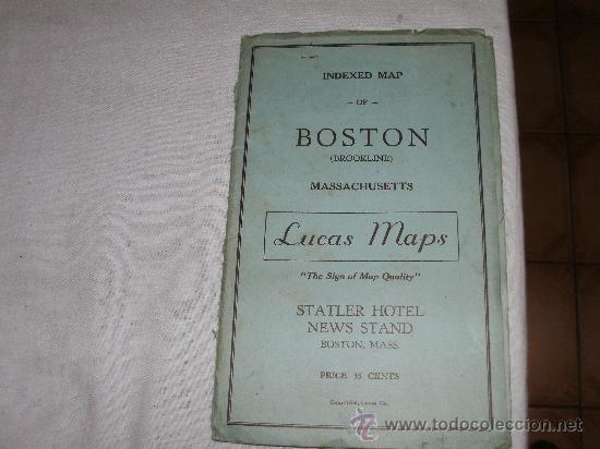 Contemporary maps: MAPA DE BOSTON