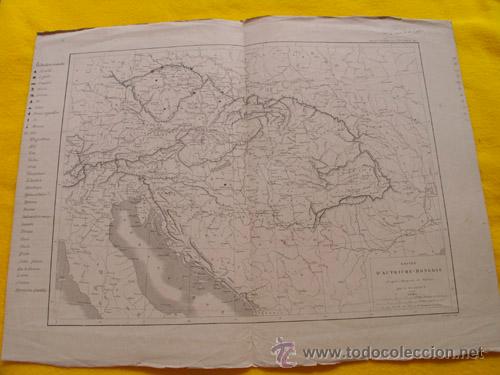 Mappe contemporanee: Antiguo Mapa: EMPIRE D'AUTRICHE - HONGRIE. DUSSIEUX