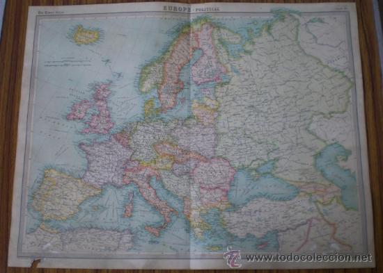 Mapas contempor&aacute;neos: EUROPE .. Political map - Foto 1