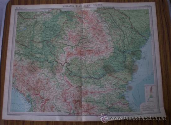 Mapas contempor&aacute;neos: Rumania & Adjacent states - Foto 1