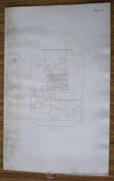 Mapas contempor&aacute;neos: MAPA INGLATERRA .. Scotland &ndash; sothern section - Foto 2
