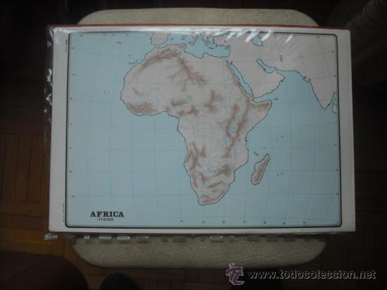 Mapas contempor&aacute;neos: MAPA - AFRICA  FISICO - Foto 1