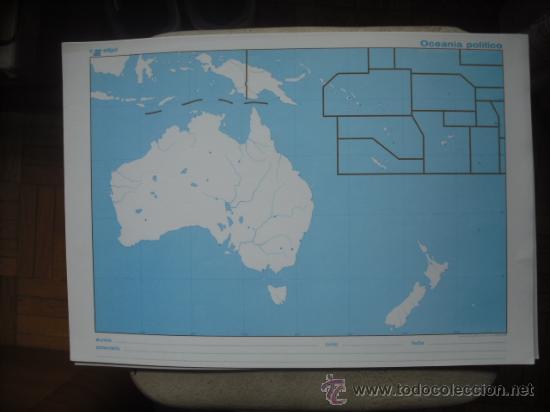 Mapas contempor&aacute;neos: MAPA - OCEANIA POLITICO - Foto 1