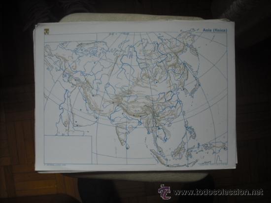 Mapas contempor&aacute;neos: MAPA - ASIA  FISICA - Foto 1