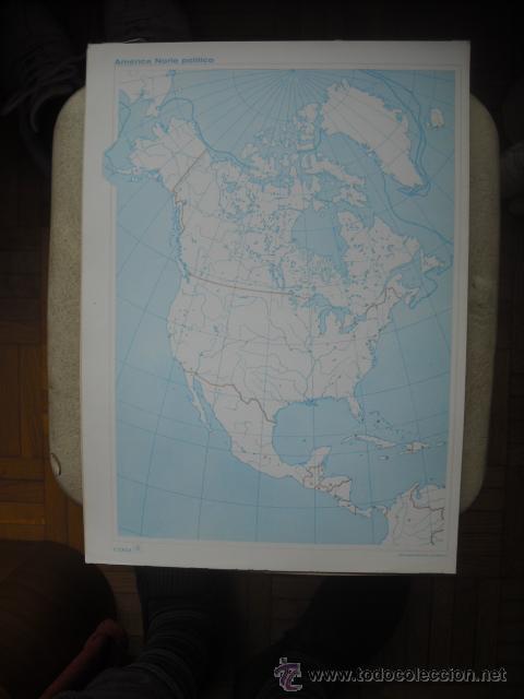 Zeitgen&ouml;ssische Karten: MAPA - AMERICA  NORTE   POLITICA