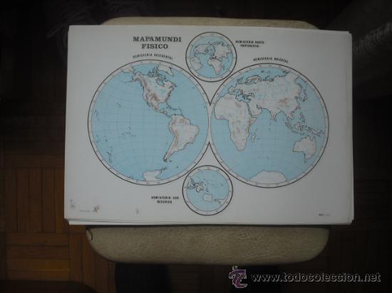 Mapas contempor&aacute;neos: MAPA - MAPAMUNDI  FISICO - Foto 1