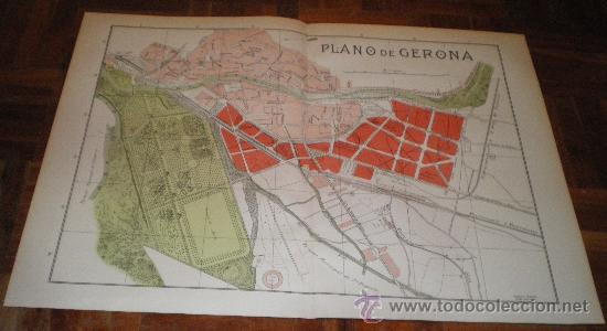 Mapas contempor&aacute;neos: PLANO DE GERONA (PRINCIPIOS 1900) - Foto 1