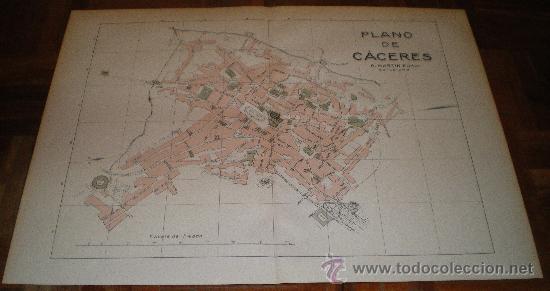 Mapas contempor&aacute;neos: PLANO DE C&Aacute;CERES (PRINCIPIOS 1900) - Foto 1