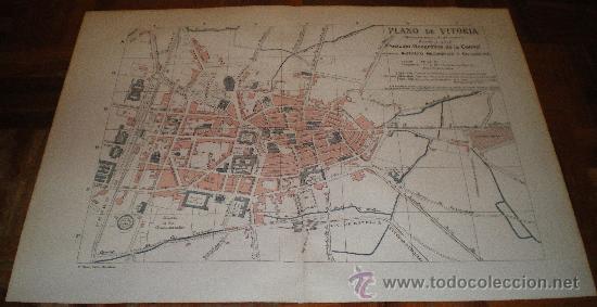Mapas contempor&aacute;neos: PLANO DE VITORIA (PRINCIPIOS 1900) - Foto 1