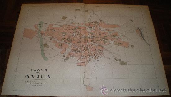 Mapas contempor&aacute;neos: PLANO DE &Aacute;VILA (PRINCIPIOS 1900) - Foto 1