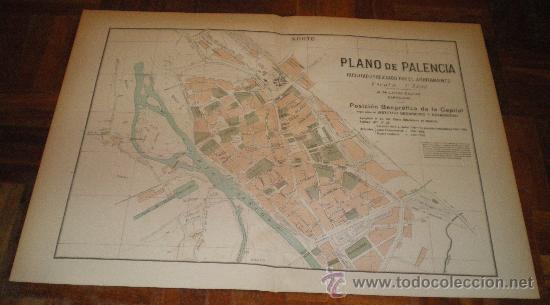 Mapas contempor&aacute;neos: PLANO DE PALENCIA (PRINCIPIOS 1900) - Foto 1