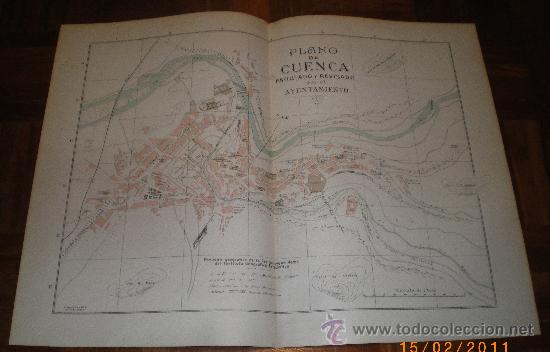 Mapas contempor&aacute;neos: PLANO DE CUENCA (PRINCIPIOS 1900) - Foto 1