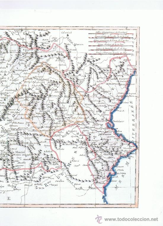 Mapas contempor&acirc;neos: mapas del reino de valencia  edicion  levante reproduccion 1762 paris tama&ntilde;o doble folio