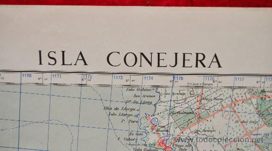 isla conejera baleares mapa antiguo mapa de isla conejera de baleares. edic   Comprar Mapas 