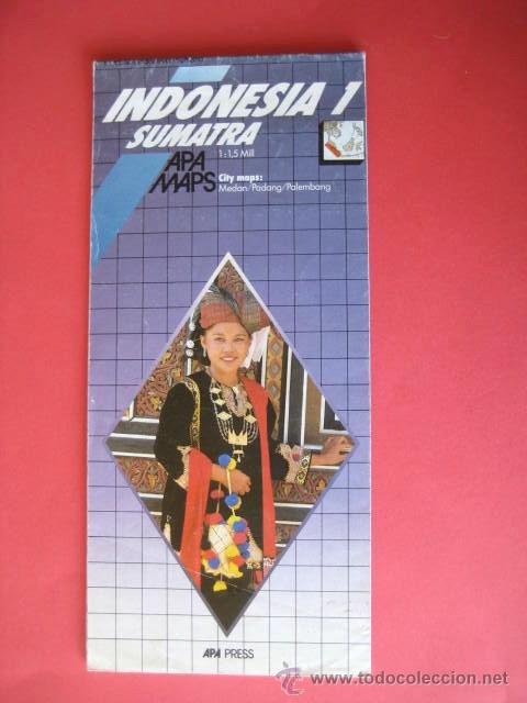 Mappe contemporanee: MAPA DE SUMATRA-INDONESIA. A&Ntilde;OS 80.  . ENVIO GRATIS&iexcl;&iexcl;&iexcl;