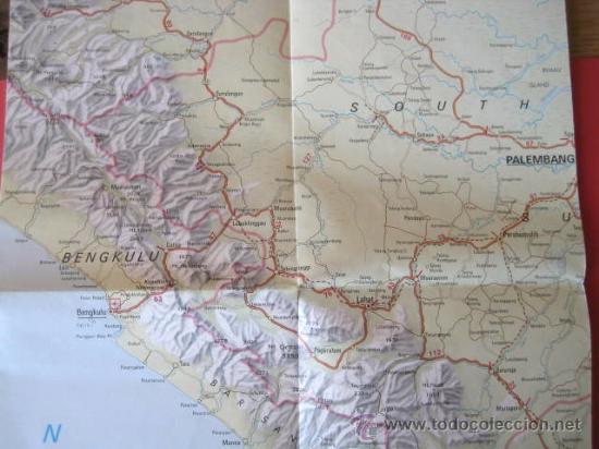 Mapas contempor&aacute;neos: MAPA DE SUMATRA-INDONESIA. A&Ntilde;OS 80.  . ENVIO GRATIS&iexcl;&iexcl;&iexcl; - Foto 2