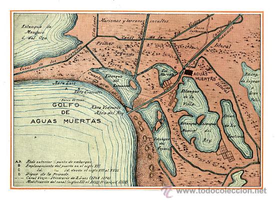 Mapas contempor&aacute;neos: AGUAS MUERTAS  1919  GOLFO  PEQUE&Ntilde;O MAPA