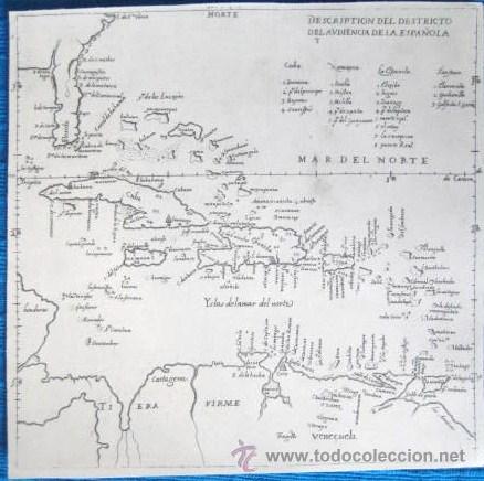 Mapas contempor&aacute;neos: MAPA FACSIMIL. AUDIENCIA DE LA ESPA&Ntilde;OLA. . ENVIO GRATIS&iexcl;&iexcl;&iexcl;