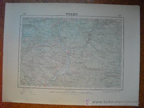 Contemporary maps: PRIMERA EDICION EN 1933 DEL MAPA DE TREMP E 1:50000 EDICION CARTULINA EN VARIAS TINTAS