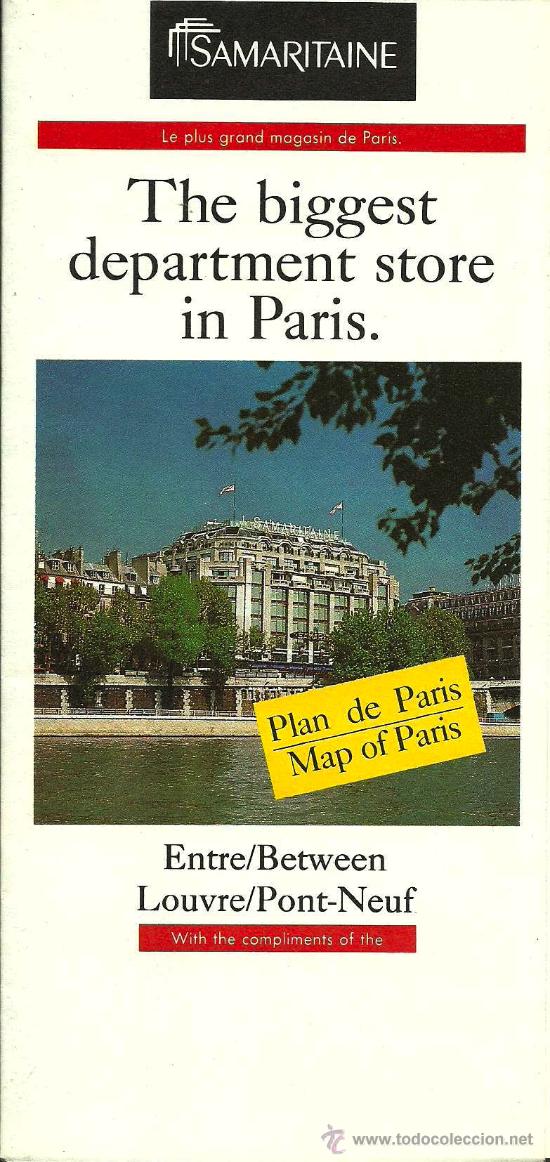 Mapas contempor&aacute;neos: Plano de PAR&Iacute;S - 1992 - Foto 1
