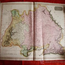 Mapas contemporáneos: 1816-GRAN MAPA DE ALEMANIA.GERMANY.MUY GRANDE DE 71X53 CM.COLOREADO