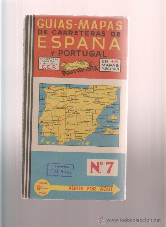 Mapas contempor&acirc;neos: ANTIGUO MAPA DE ESPA&Ntilde;A N&ordm; 7