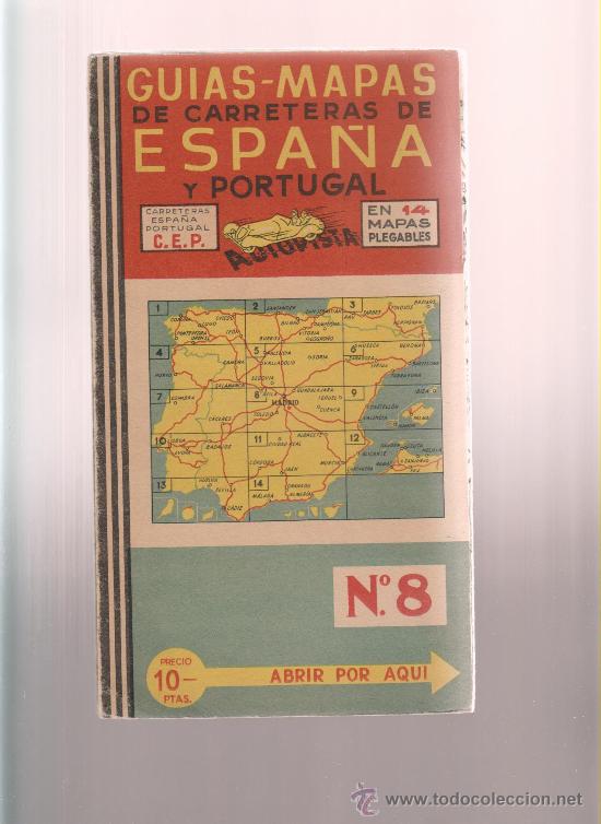 Mapas contempor&acirc;neos: ANTIGUO MAPA DE ESPA&Ntilde;A N&ordm; 8