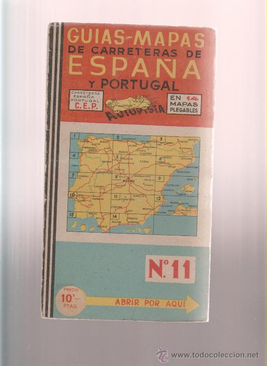 Mapas contempor&acirc;neos: ANTIGUO MAPA DE ESPA&Ntilde;A N&ordm; 11