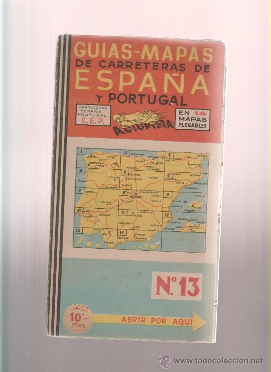 Mapas contempor&acirc;neos: ANTIGUO MAPA DE ESPA&Ntilde;A N&ordm; 13