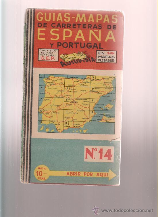 Mapas contempor&acirc;neos: ANTIGUO MAPA DE ESPA&Ntilde;A N&ordm; 14